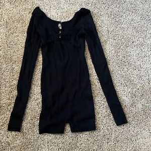 WHITE FOX LOOKING GOID LONG SLEEVE PLAYSUIT